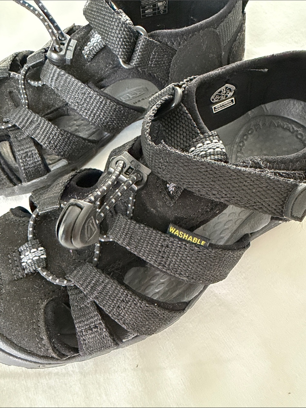 KEEN Newport Outdoor Sandals Black Unisex Size 13 Kids - Picture 5 of 10